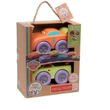 Набор машинок Roo Crew Гоночный шалун оранжевый и зеленый (58021-2) - Pampik