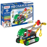 Конструктор металлический Zephyr Mechanix Robotix-2, с электромотором, 8 моделей, 166 элементов (1063) - Pampik