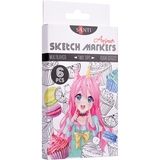 Набор маркеров Santi Sketch Anime, 6 шт. (390550) - Pampik