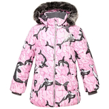 Куртка зимова Huppa Melinda, р.110, світло-рожевий з принтом (18220030-13303-110) - Pampik