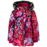 Куртка зимняя Huppa Melinda, р.92, фуксия с принтом (18220030-11463-092) - Pampik