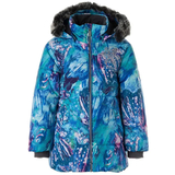 Куртка зимняя Huppa Melinda, р.98, голубой с принтом (18220030-11436-098) - Pampik