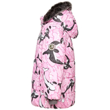 Куртка зимова Huppa Melinda, р.110, світло-рожевий з принтом (18220030-13303-110) - Pampik - 3