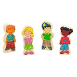 Набір магнітних фігурок Viga Toys Діти (59699VG) - Pampik