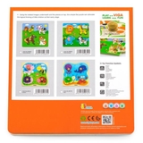 Дерев'яна рамка-вкладиш Viga Toys Морські мешканці (50132) - Pampik - 2