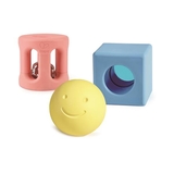 Набор погремушек Hape Геометрические фигуры 3 в 1 (E0454) - Pampik - 4