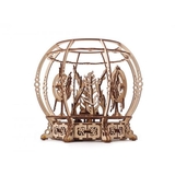 Деревянный механический 3D конструктор Ugears Аквариум (70155) - Pampik - 3