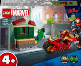 Конструктор LEGO Super Heroes Залізна людина на мотоциклі й Галк 68 деталей (76287) - Pampik - 2