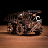 Колекційна модель-конструктор Metal Time Quarry Transporter Кар'єрний самоскид механічний, 71 деталь (MT014) - Pampik - 8