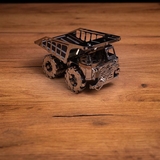 Колекційна модель-конструктор Metal Time Quarry Transporter Кар'єрний самоскид механічний, 71 деталь (MT014) - Pampik - 4