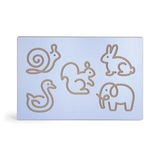 Деревянная доска Viga Toys Рисование зверьков (50864) - Pampik