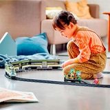 Конструктор LEGO City Trains Пасажирський поїзд-експрес з пультом 764 деталі (60337) - Pampik