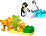 Конструктор LEGO DUPLO Сімейства диких тварин: пінгвіни та леви 10 деталей (10442) - Pampik - 4