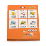 Дерев'яний міні-пазл Viga Toys Рибка, 3 елементи (59934) - Pampik - 3