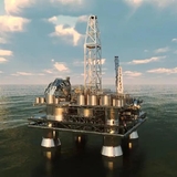 Колекційна модель-конструктор Metal Time Treasure Finder Нафтова платформа, механічна (MT008) - Pampik - 4