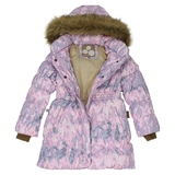 Пальто-пуховик Huppa Grace 1, р.128, светло-розовый с принтом (17930155-73203-128) - Pampik - 4