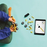 Конструктор LEGO Technic Екскаватор-навантажувач 104 деталі (42197) - Pampik - 9