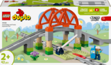 Конструктор LEGO DUPLO Town Залізничний міст і колії додатковий набір 42 деталі (10426) - Pampik - 2