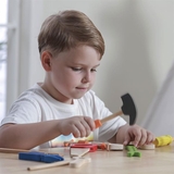 Деревянный набор Viga Toys Чемодан с инструментами, 10 шт. (50387) - Pampik - 6