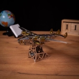 Колекційна модель-конструктор Metal Time Splashing Dreamer Боїнг-314 механічний (MT053) - Pampik - 8