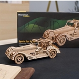 Деревянный механический 3D конструктор Ugears Спорткар Ловкая мышь (70202) - Pampik - 11