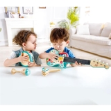 Набір музичних інструментів Hape 4 в 1 Укулеле (E0638) - Pampik - 5