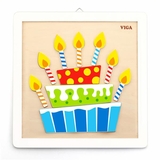 Набір для творчості Viga Toys Картина власноручно Торт (50684) - Pampik