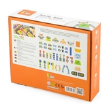 Набір для творчості Viga Toys Дерев'яна аплікація Робот (50335) - Pampik - 4