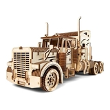Дерев'яний механічний 3D конструктор Ugears Тягач VM-03 (70056) - Pampik