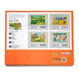 Дерев'яний пазл Viga Toys Времена года: Зима, 24 елементи (51272) - Pampik - 3