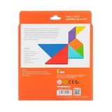 Гра-головоломка Viga Toys Кольоровий дерев'яний танграм, 7 елементів (55557) - Pampik - 3