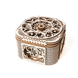 Дерев'яний механічний 3D конструктор Ugears Скринька з секретом (70031) - Pampik - 6