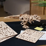 Деревянный механический 3D конструктор Ugears Тиранозавр (70203) - Pampik - 7