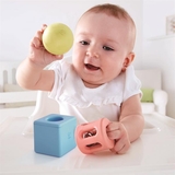 Набор погремушек Hape Геометрические фигуры 3 в 1 (E0454) - Pampik - 3