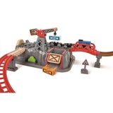 Игрушечная железная дорога Hape Строительный комплекс 50 эл. (E3764) - Pampik