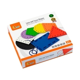 Деревянная шнуровка Viga Toys Геометрические фигуры (50538) - Pampik - 2