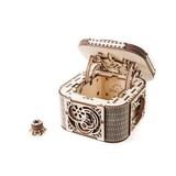 Дерев'яний механічний 3D конструктор Ugears Скринька з секретом (70031) - Pampik - 4