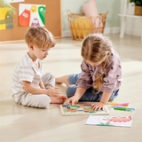 Пазл Hape Динозаври з розмальовкою, 24 елементи (E1641) - Pampik - 6