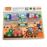 Деревянная рамка-вкладыш Viga Toys Спецмашины (56439) - Pampik - 2