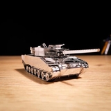 Колекційна модель-конструктор Metal Time Leopard 2 Tank Танк Леопард 2, 57 деталей (MT079) - Pampik - 6