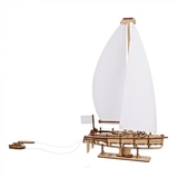 Деревянный механический 3D конструктор Ugears Яхта Океанская Красавица (70193) - Pampik