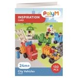 Конструктор PolyM Міська техніка 130 деталей (760024) - Pampik - 4