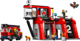 Конструктор LEGO City Пожежне депо з пожежною машиною 843 деталі (60414) - Pampik - 2