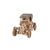 Дерев'яний механічний 3D конструктор Ugears Ретро автомобіль UGR-T, 337 деталей (70175) - Pampik - 7