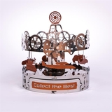 Колекційна модель-конструктор Metal Time Riding the Best Карусель механічна (MT042) - Pampik - 2