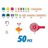 Конструктор-лабиринт Hape Marble Run Множество дорожек 50 эл. (E1102) - Pampik - 4
