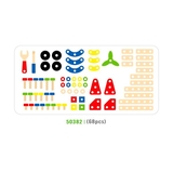 Деревянный конструктор Viga Toys 68 эл. (50382) - Pampik - 3