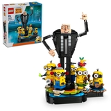 Конструктор LEGO Despicable Me 4 Ґру й посіпаки з кубиків 839 деталей (75582) - Pampik