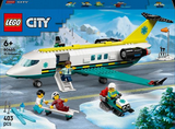 Конструктор LEGO City Літак швидкої медичної допомоги, 403 деталі (60465) - Pampik