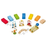 Динамічний конструктор Hape Ефект доміно, 107 елементів (E1042) - Pampik - 5